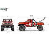 CROSSRC  1/8 EMO X5 Off-Road Wrecker RTR ARTR