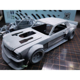 1/24 V2 Hoonigan 3d Printed Plastic Assembly Model with Transfer Stickers