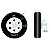 Electric Brake System with 4.0mm Wheel Shaft for Rc Airplane