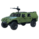 1/18 Véhicule tout-terrain blindé en alliage statique modèle vert militaire