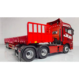 1:24 JH6 3-axis Alloy Tractor Trailer Alloy Model