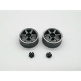 LS Studio 1pair Metal Wheels 20mm for 1/28 1/24 Miniz AWD Rc Drift Car