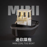 1/18 180mm 3D Printed Mini Remote Control Coal Tugboat Kit