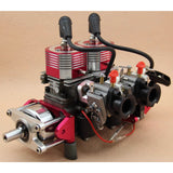 QJ 2E36CM 58CC Twin Cylinder Gasoline Engine for Remote Control Gasoline Boat