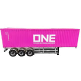 1/14 All Metal 3axle 40FT Container Trailer with Painting Assembly