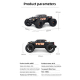 PDRACING 1/10 TK10 4wd Brushless Rc Car RTR