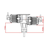 GP Engine GP-76 Two-stroke Gasoline Engine for Remote-controlled Fixed-wing