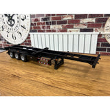 1/24 40ft 3-axle Trailer Frame Alloy Model 52cm Length