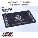 OD3864 OVERDOSE Rc Car LED Light Maintenance Desk Mat