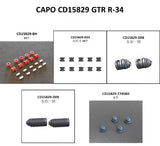 CAPO CD15829 GTR R34 1/8 RC CAR Repair Parts