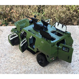 1/18 Armored Off-road Vehicle Static Alloy Model Military Green