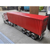 40 ft Metal Container Model for Tamiya 1/14 Remote Control Tractor Trailer