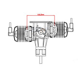 GP Engine GP-76 Two-stroke Gasoline Engine for Remote-controlled Fixed-wing