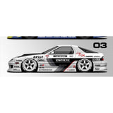 1/10 1/24 1/28 Mazda Rc Drift Car  Sticker Transfer Stickers