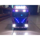 1/14 Tamiya Rc Truck Tractor Lighting Kit Mercedes-Benz R620 MAN R770S ACTROS 3363 1851 King Hauler