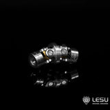 LESU Stainless Steel Universal Joint CVD Coupling 5MM for 1/14 Rc Truck Excavator Diy