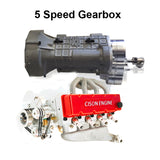 CISON Gasoline Engine 5 Speed Gearbox Kit for 1/10 1/8 Rc Climbing Car DIY