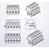 CUT BZ-20 1/12 1/14 RC Hydraulic Excavator Large Flow Directional Valve