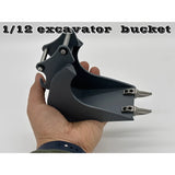 1/12 Rc Hydraulic Excavator Full Metal Rock Bucket Universal