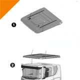 Plastic Low Roof Retrofit Kit for Tamiya Rc Scania Tractor 770S  56371 56368