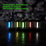 Titanium alloy tritium gas lamp tritium tube lamp keychain