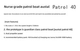 3D print 1/38 Guardian Class Patrol Boat rc boat diy kit 100cm