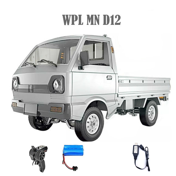 WPL D12 RC Aŭto Teleregilo 1/10 4WD Grimpaŭto