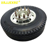 Punkaj Dekoraciaj Nitoj por 1/14 Tamiya Rc Dump Truck Tractor Trailer Wheel Hub