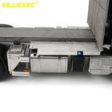 Metall-Leitschienenpedal mit Licht für 1/14 Tamiya RC Truck Trailer Kipper Volvo FH16 750