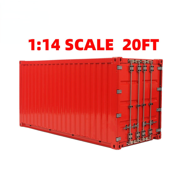 20ft Metall-Transportcontainer-Modell für Tamiya 1/14 ferngesteuerter Sattelzug