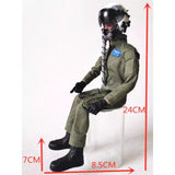 1/6 Model Pilot with Movable Joints RC Airplane Pilot Figure Model