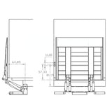 Metal Hydraulic Tailgate Kit  for 1/14 Tamiya RC Truck Trailer Tipper Scania R620