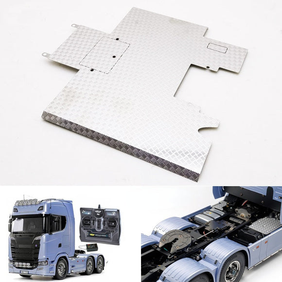 Rahmenschutz aus Edelstahl für 1/14 Tamiya Scania 770S 56368 RC Traktor