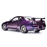 1/8 Capo Skyline GTR R34 Fernbedienung Flat Running Drift Car Kit RTR 