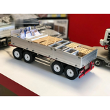 8x8 Aluminiumlegierungs-Ladeschaufel mit Träger für 1/14 Tamiya Rc LKW-Kipper 