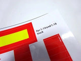 Warning Attention Safety Sign Decals Stickers