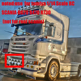 PCB Lampo Gvidis Lumon por 1/14 Skalo RC Scania R620 R470 R730
