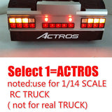 Metall-Rücklichter für 1/14 SCALE RC SCANIA R470 R620 ACTROS 56323