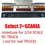 Metalaj Postlampoj por 1/14 SCALE RC SCANIA R470 R620 ACTROS 56323