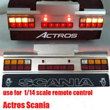 Metal Taillights for 1/14 SCALE RC SCANIA R470 R620 ACTROS 56323