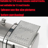 1/14 Scale RC Truck Stainless Steel Simulation Fuel Tank