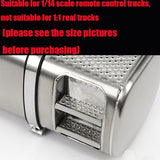 1/14 Scale RC Truck Stainless Steel Simulation Fuel Tank