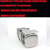 1/14 Scale RC Truck Stainless Steel Simulation Fuel Tank