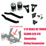 Airbag-Suspendo por 1/14-SKALA RC KAMIONO SCANIA R470 R620