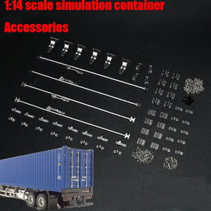 1:14 Scale Simulation Container Metal Fittings
