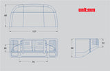 Fridujo Klimatizilo Mikromodelo por 1/14 Tamiya Rc Kamiono Trailer