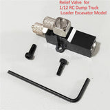 Oil Pressure Relief Valve for 1/12 Scale Remote Control Dump Truck Loader Excavator