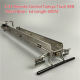 1/14 Rc Tamiya camion 8X8 métal châssis en acier inoxydable