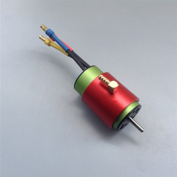 2445 Senbrosa Motoro Alta Rapida 2S-3S Tensia Motoro Ŝafto 3mm 3250KV por Telerega Jetboato