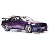 1/8 Capo Skyline GTR R34 Fernbedienung Flat Running Drift Car Kit RTR 